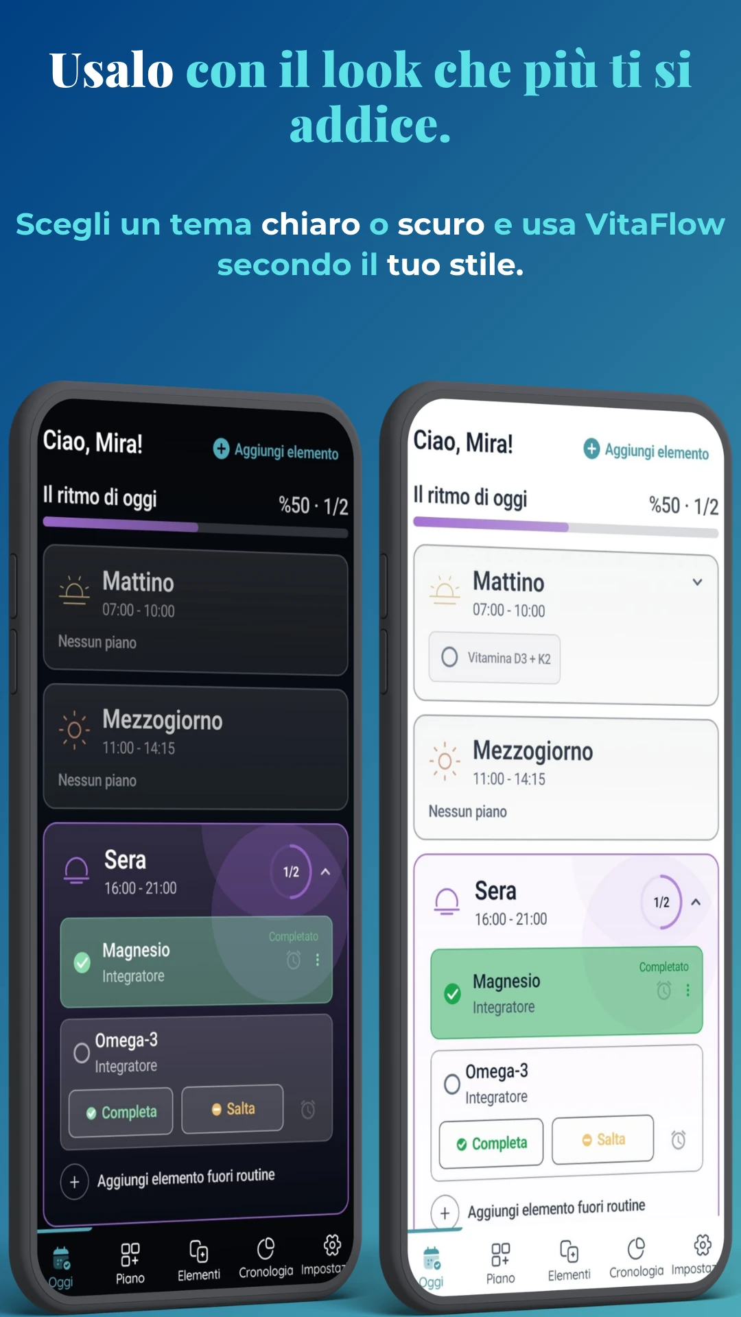 Composizione promozionale del prodotto VitaFlow