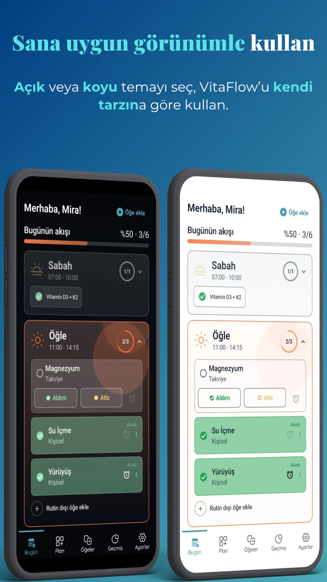 VitaFlow tanıtım amaçlı ürün kompozisyonu